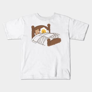 Breakfast In Bed Kids T-Shirt